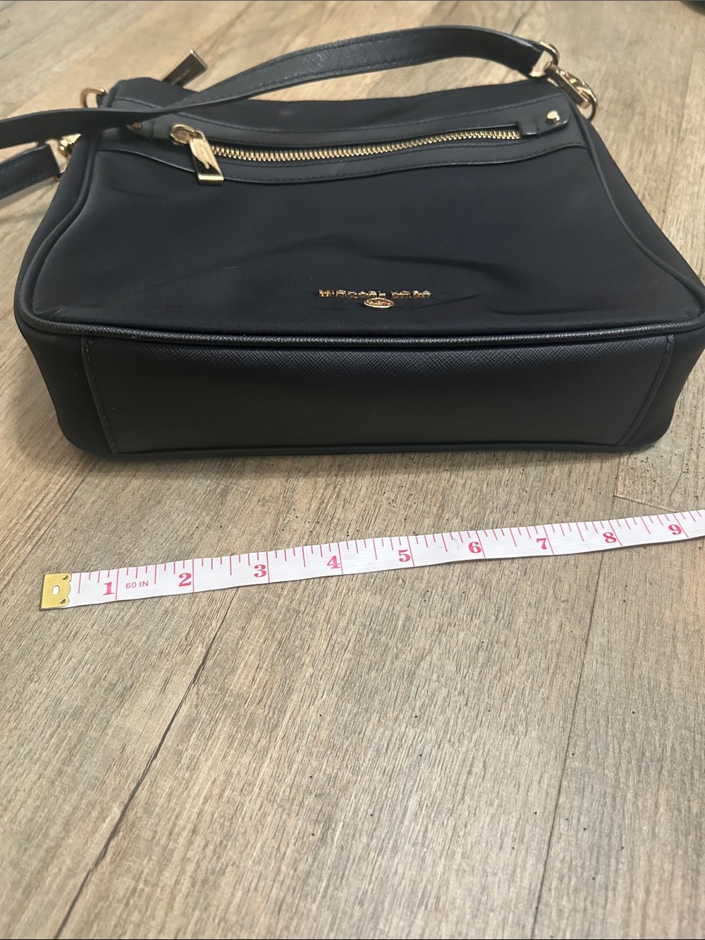 Michael Kors Black Crossbody Bag with Gold Hardware Accents - Picture 3 of 14